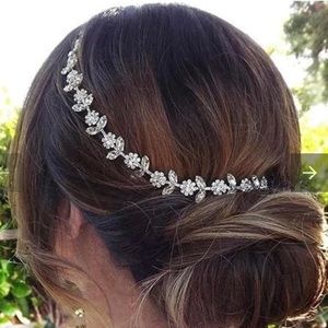 Silver Bridal hair vine - never used 👰🏼‍♀️✨